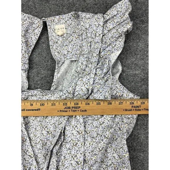 Rebecca Taylor Gray Floral Jumpsuit - Picture 3 of 9
